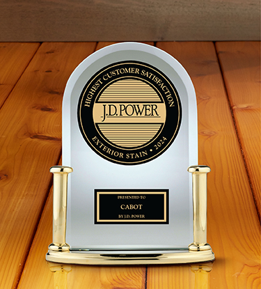 Cabot Stain with the JD Power Award 2024