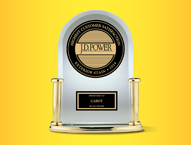 J.D Power Award Cabot Stain